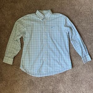 Southern Tide Green Plaid Button Down
